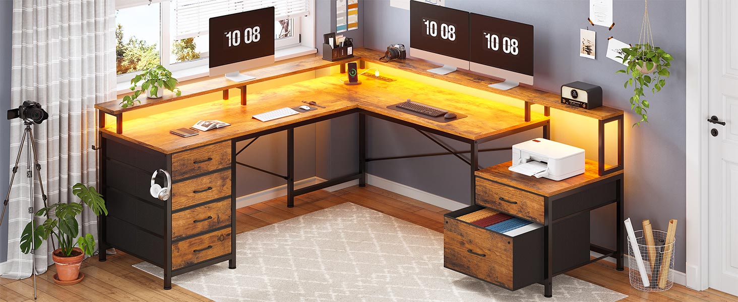 4 Best Warm-Colored Home Office Furniture for Fall and Winter 2024