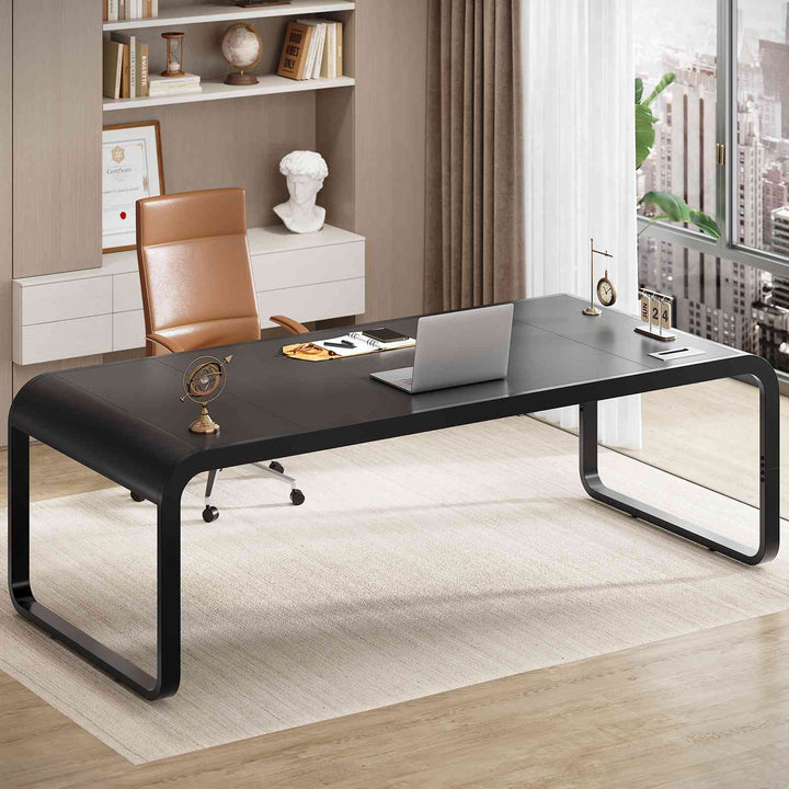 SEDETA 70.8 Inch Executive Computer Desk Modern Laptop Desk Study Writing Table for Home Office