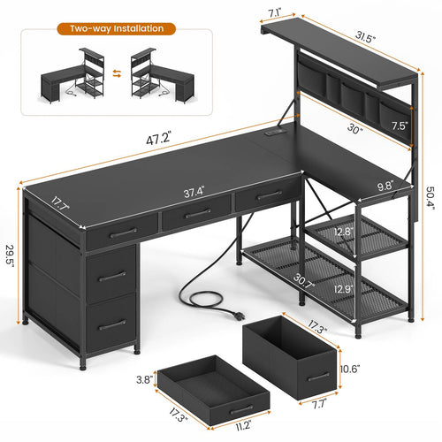 2 person desk