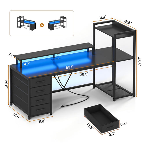 2 person desk