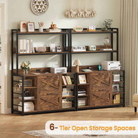 SEDETA | Vertical File Cabinet with Lock and Open Shelf for Home Office