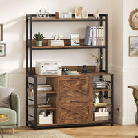 SEDETA File Cabinet with Open Storage Shelf for Home Office