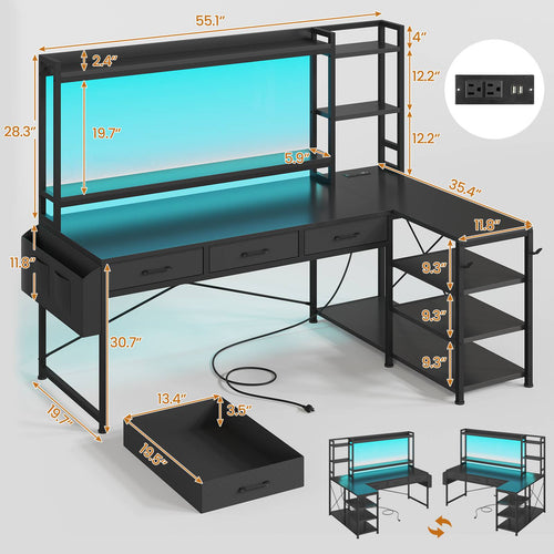 2 person desk