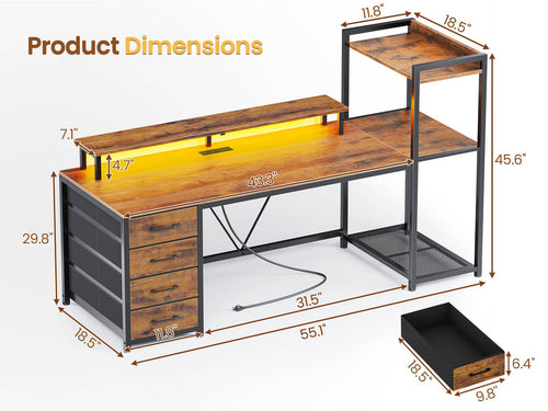 2 person desk