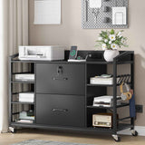 SEDETA | 44 Inch 2 Drawer Office File Cabinet for Home Office