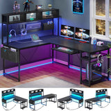 SEDETA 67 Inch L Shaped Gaming Desk Reversible Computer Desk