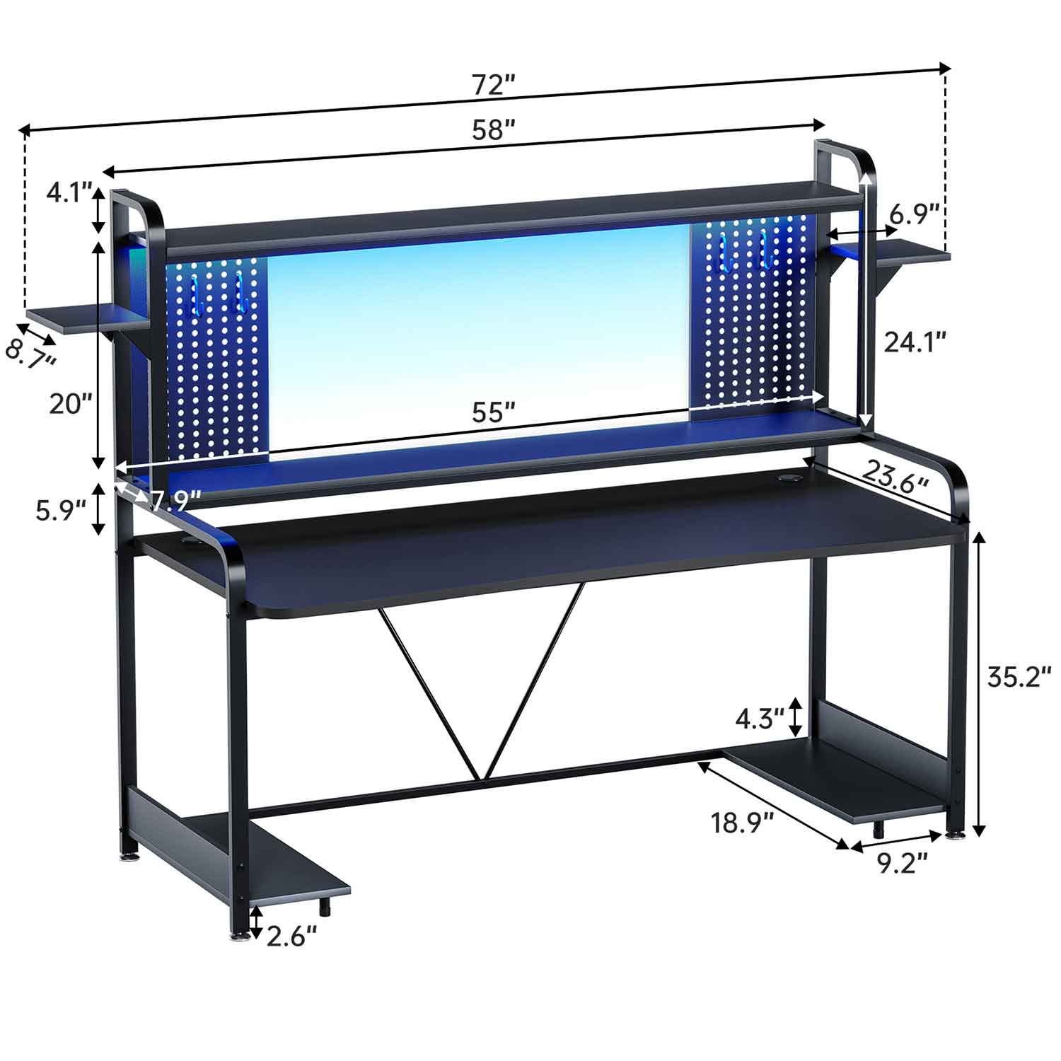 2 person desk