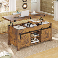 SEDETA | 40 Inch 4 in 1 Multi-Function Lift Top Coffee Table with Hidden Compartment and Storage