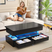 SEDETA 40 Inch Lift Top Coffee Table with Storage for Living Room