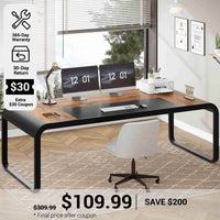 SEDETA® 63 Inch Modern Executive Computer Desk Large Office Desk Workstation